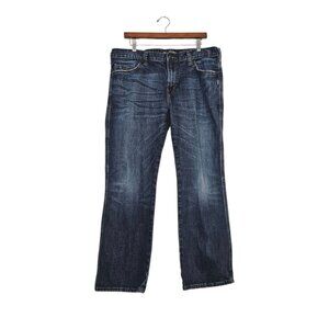 Silver Jeans Nash Straight Leg Men's 37x29 (Actual) Medium Wash Blue Denim